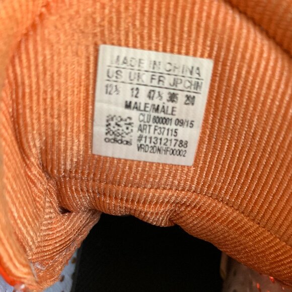 Adidas Men's 773 Bounce Orange Derrick Rose Basketball High Tops. - Picture 14 of 14